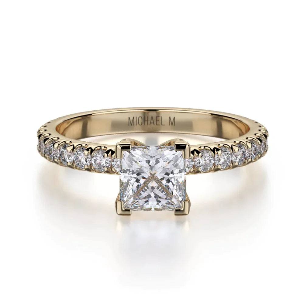 MICHAEL M Engagement Rings 18K Yellow Gold Europa R493-0.75 R493-0.75YG