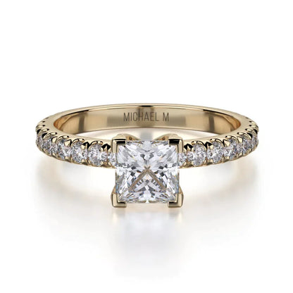 MICHAEL M Engagement Rings 18K Yellow Gold Europa R493-0.75 R493-0.75YG