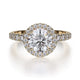 MICHAEL M Engagement Rings 18K Yellow Gold Europa R494-1 R494-1YG