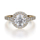 MICHAEL M Engagement Rings 18K Yellow Gold Europa R494-1 R494-1YG