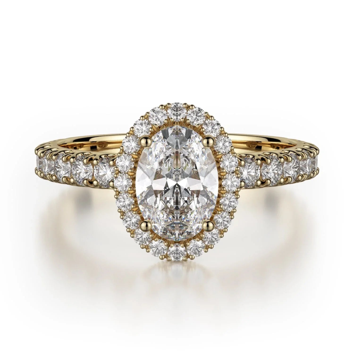 MICHAEL M Engagement Rings 18K Yellow Gold Europa R501-1 R501-1YG