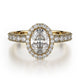 MICHAEL M Engagement Rings 18K Yellow Gold Europa R501-1 R501-1YG