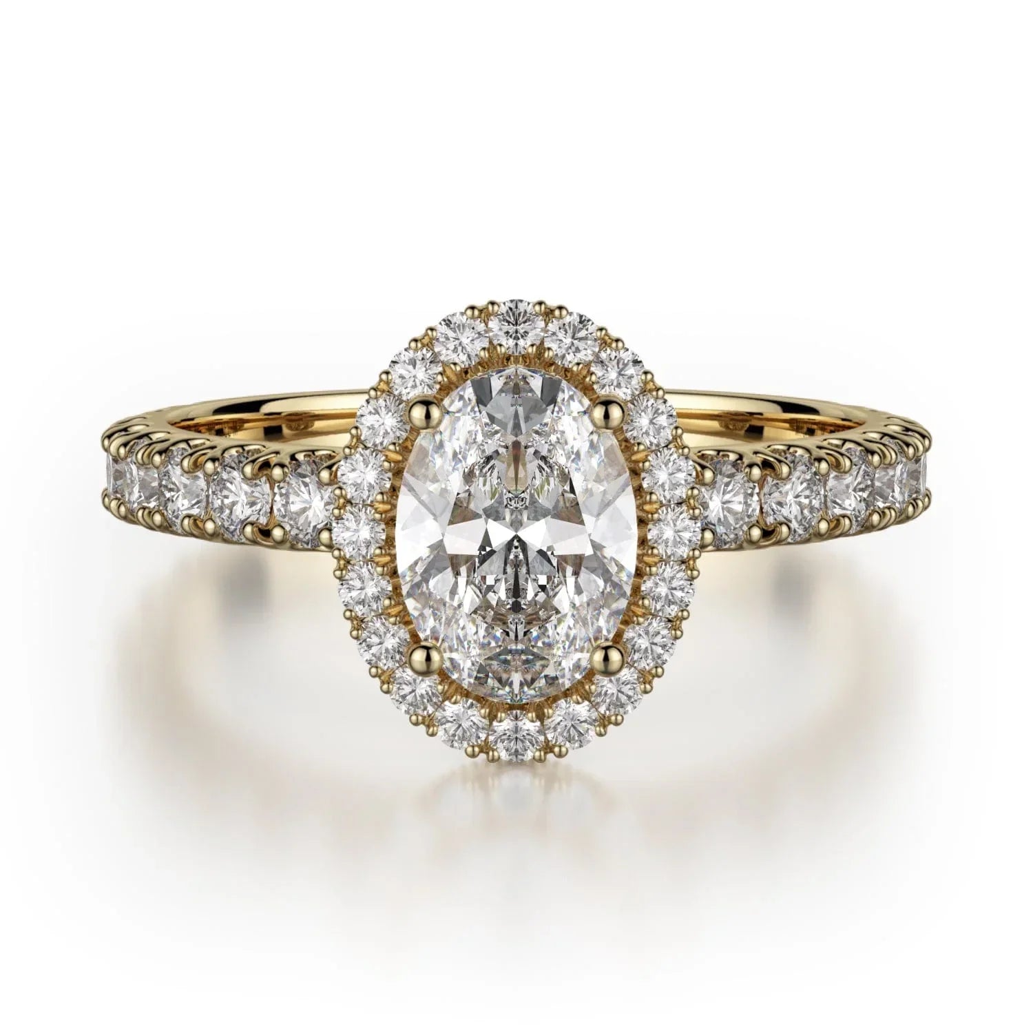 MICHAEL M Engagement Rings 18K Yellow Gold Europa R501-1 R501-1YG