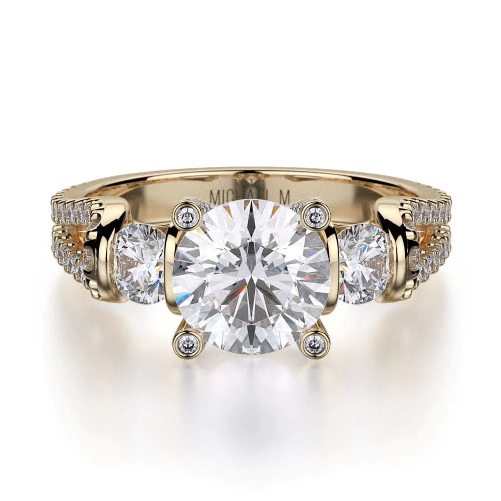 MICHAEL M Engagement Rings 18K Yellow Gold Europa R505-1 R505-1YG