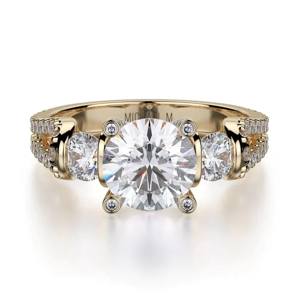 MICHAEL M Engagement Rings 18K Yellow Gold Europa R505-1 R505-1YG