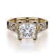 MICHAEL M Engagement Rings 18K Yellow Gold Europa R511-1 R511-1YG