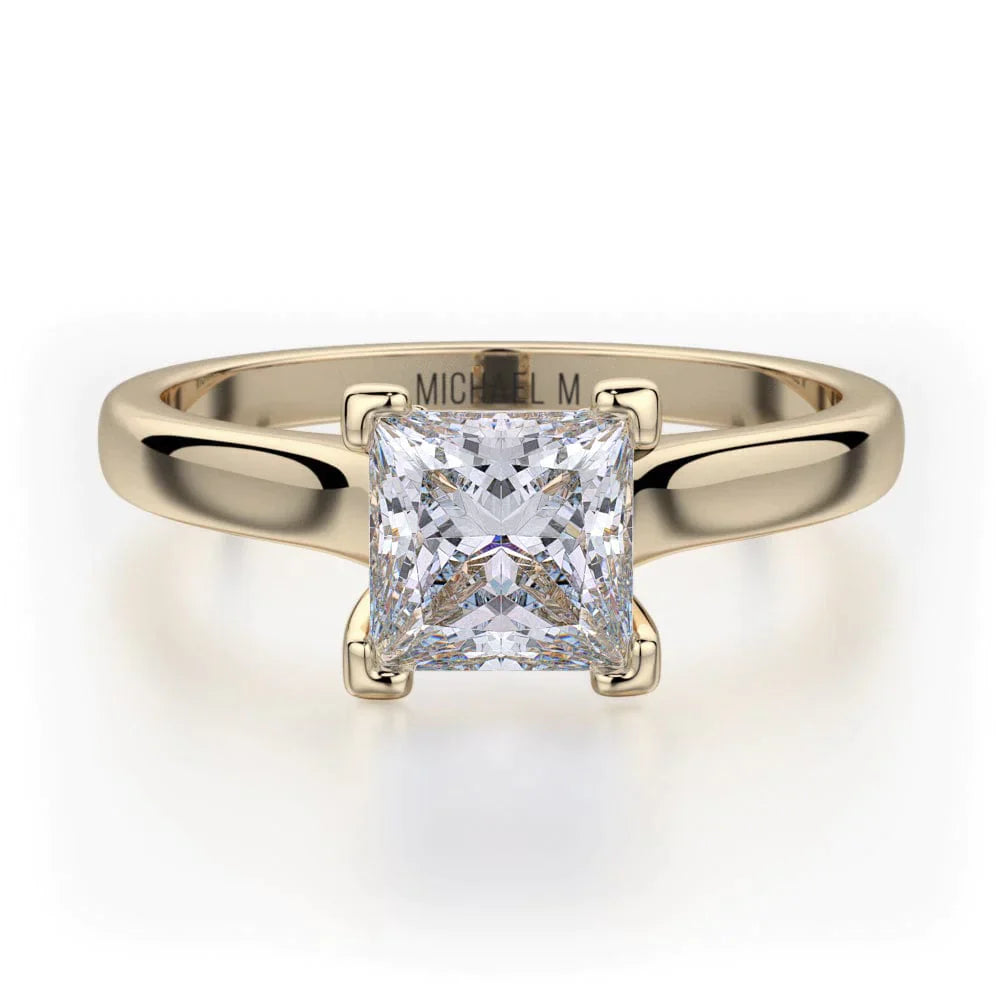 MICHAEL M Engagement Rings 18K Yellow Gold Europa R524-1 R524-1YG