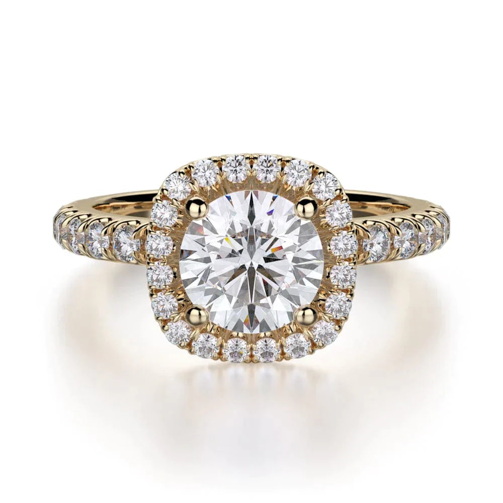 MICHAEL M Engagement Rings 18K Yellow Gold Europa R536-1 R536-1YG