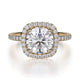 MICHAEL M Engagement Rings 18K Yellow Gold Europa R536S-1.5 R536S-1.5YG