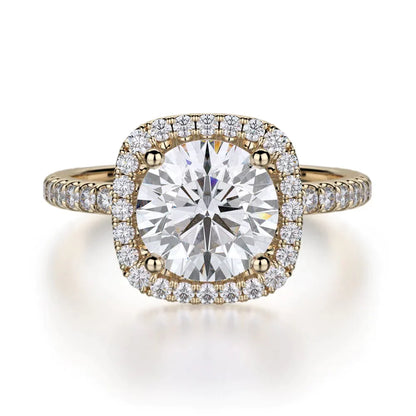 MICHAEL M Engagement Rings 18K Yellow Gold Europa R536S-1.5 R536S-1.5YG