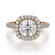 MICHAEL M Engagement Rings 18K Yellow Gold Europa R539-1.5 R539-1.5YG