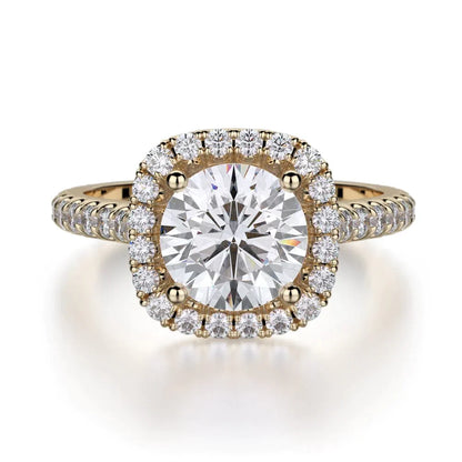 MICHAEL M Engagement Rings 18K Yellow Gold Europa R539-1.5 R539-1.5YG