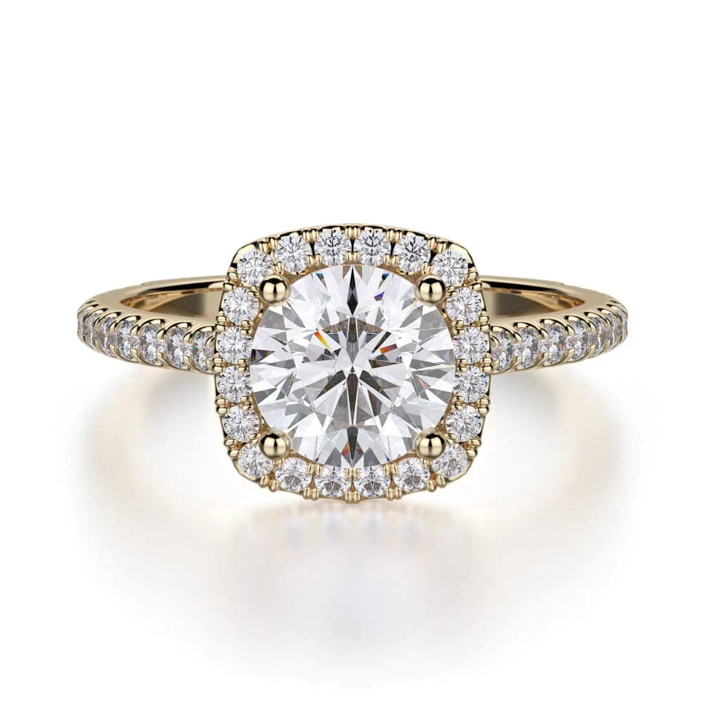 MICHAEL M Engagement Rings 18K Yellow Gold Europa R539S-1 R539S-1YG