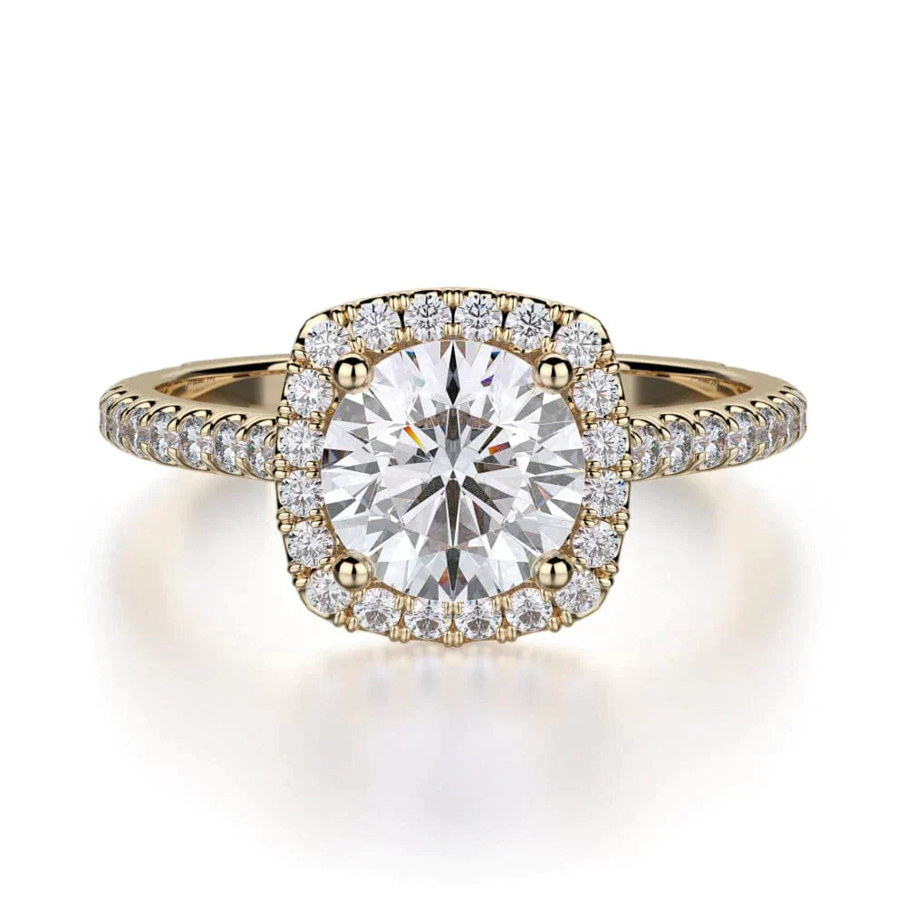 MICHAEL M Engagement Rings 18K Yellow Gold Europa R539S-1 R539S-1YG