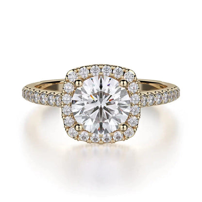 MICHAEL M Engagement Rings 18K Yellow Gold Europa R539S-1 R539S-1YG