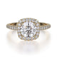 MICHAEL M Engagement Rings 18K Yellow Gold Europa R539S-1 R539S-1YG