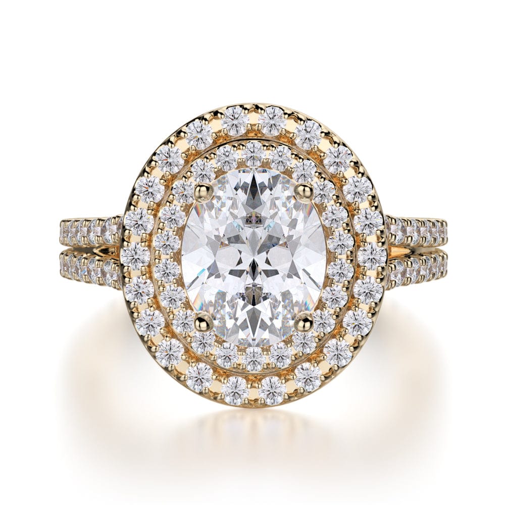 MICHAEL M Engagement Rings 18K Yellow Gold Europa R689-2 R689-2YG