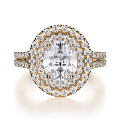 MICHAEL M Engagement Rings 18K Yellow Gold Europa R689-2 R689-2YG