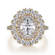 MICHAEL M Engagement Rings 18K Yellow Gold Europa R718-2 R718-2YG