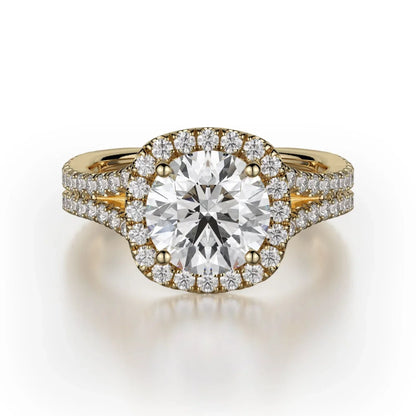 MICHAEL M Engagement Rings 18K Yellow Gold Europa R783-2