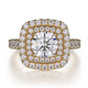 MICHAEL M Engagement Rings 18K Yellow Gold Loud R719-1.5 R719-1.5YG