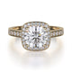MICHAEL M Engagement Rings 18K Yellow Gold Love R353-2 R353-2YG