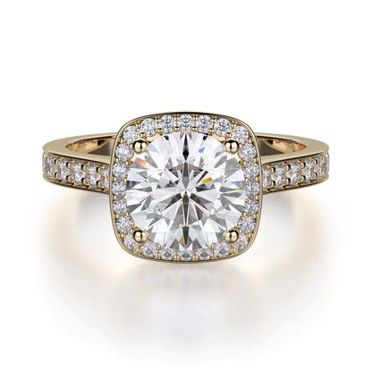 MICHAEL M Engagement Rings 18K Yellow Gold Love R353-2 R353-2YG