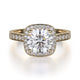 MICHAEL M Engagement Rings 18K Yellow Gold Love R353-2 R353-2YG