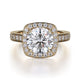 MICHAEL M Engagement Rings 18K Yellow Gold Love R378-2 R378-2YG
