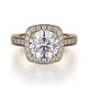 MICHAEL M Engagement Rings 18K Yellow Gold Love R378-2 R378-2YG