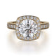 MICHAEL M Engagement Rings 18K Yellow Gold Love R378-2 R378-2YG