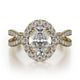 MICHAEL M Engagement Rings 18K Yellow Gold Love R454-2 R454-2YG