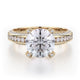 MICHAEL M Engagement Rings 18K Yellow Gold Love R457-2 R457-2YG