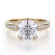 MICHAEL M Engagement Rings 18K Yellow Gold Love R457-2 R457-2YG