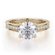 MICHAEL M Engagement Rings 18K Yellow Gold Love R461-2 R461-2YG