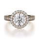 MICHAEL M Engagement Rings 18K Yellow Gold Love R500-1.5 R500-1.5YG