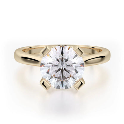Michael M Solitaire Round Engagement Ring