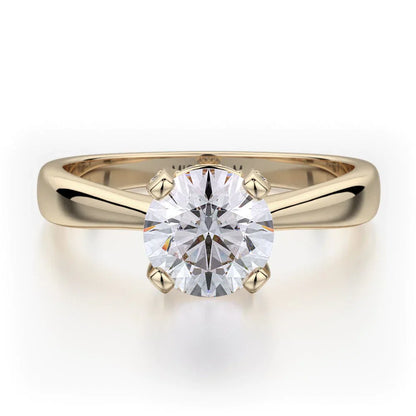 Michael M Solitaire Round Engagement Ring