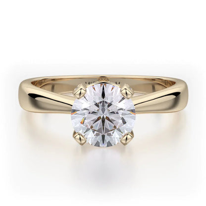 MICHAEL M Engagement Rings 18K Yellow Gold Love R515-1 R515-1YG