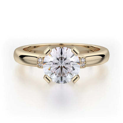 MICHAEL M Engagement Rings 18K Yellow Gold Love R516-1 R516-1YG