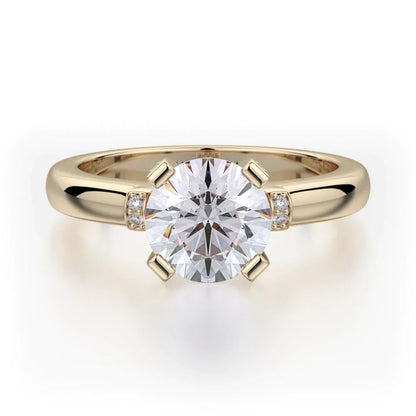 Michael M Solitaire Round Engagement Ring