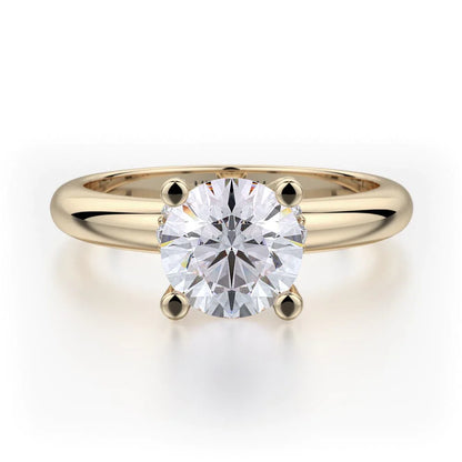 MICHAEL M Engagement Rings 18K Yellow Gold Love R517-1 R517-1YG