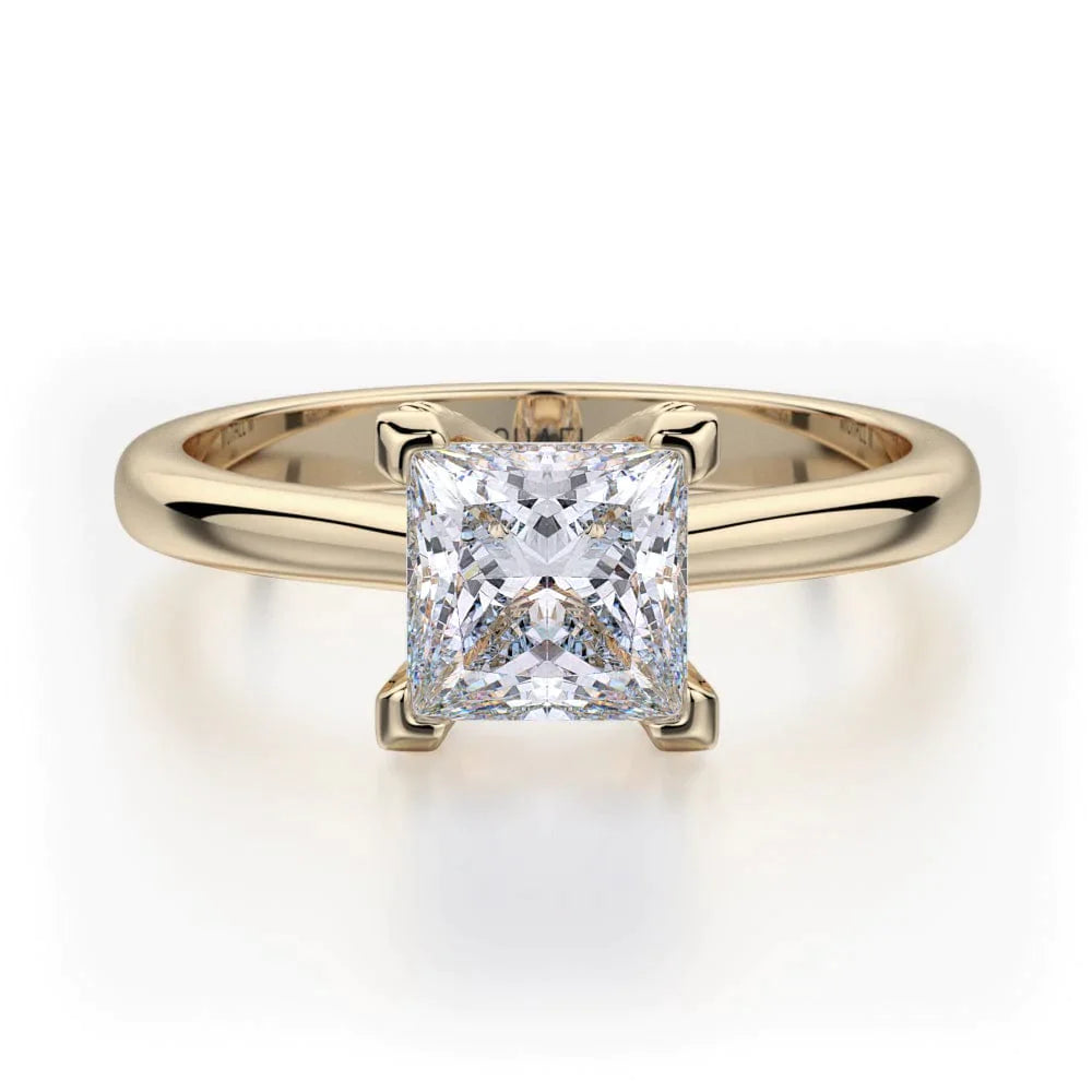 MICHAEL M Engagement Rings 18K Yellow Gold Love R518-1 R518-1YG