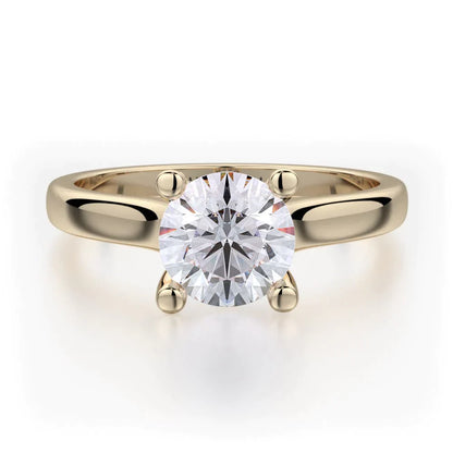 MICHAEL M Engagement Rings 18K Yellow Gold Love R519-1 R519-1YG