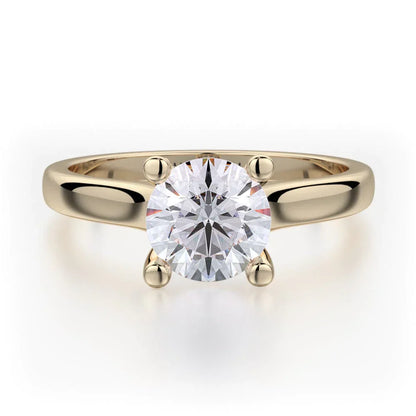 Michael M Solitaire Round Engagement Ring
