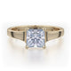 MICHAEL M Engagement Rings 18K Yellow Gold Love R522-1 R522-1YG