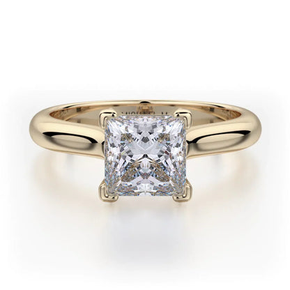 Michael M Solitaire Princess Engagement Ring