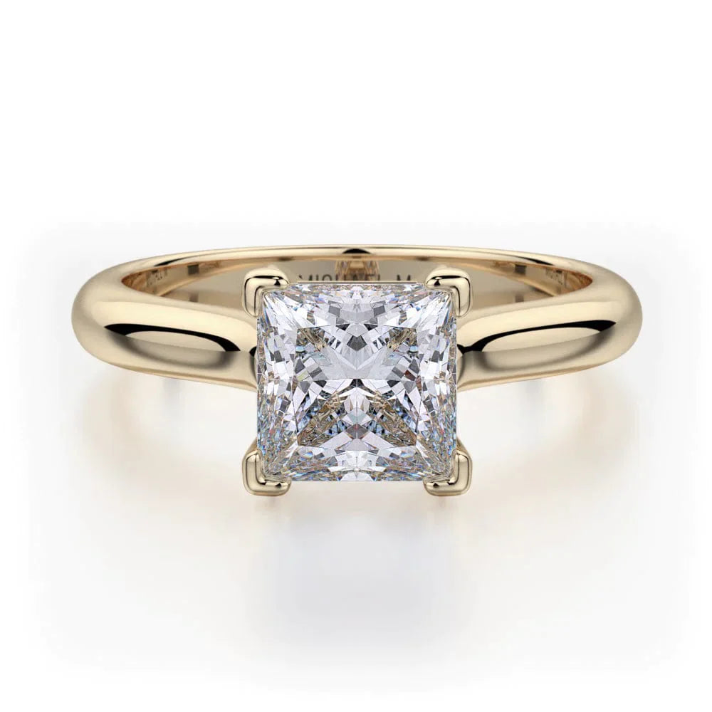 MICHAEL M Engagement Rings 18K Yellow Gold Love R523-1 R523-1YG