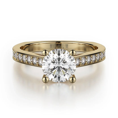 MICHAEL M Engagement Rings 18K Yellow Gold Love R648-1 R648-1YG
