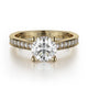 MICHAEL M Engagement Rings 18K Yellow Gold Love R648-1 R648-1YG